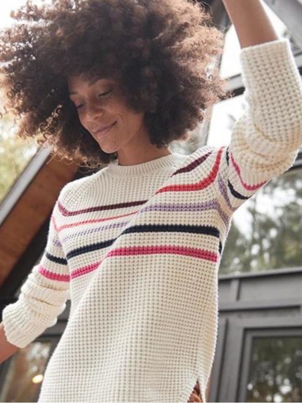 Marine Layer Delaney Raglan Sweater Size XL